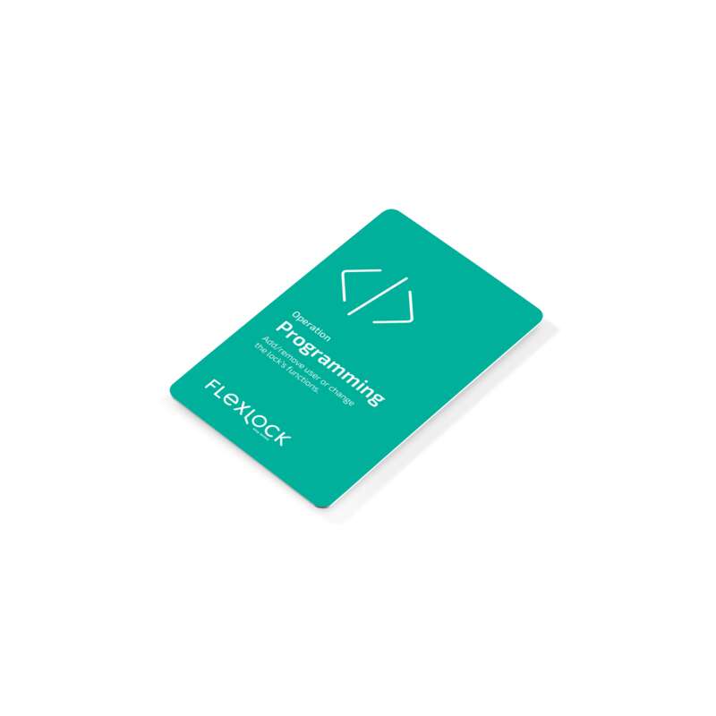 Main card - Programming card