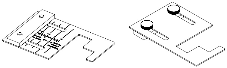 Positioning template for Lock plate Catapult