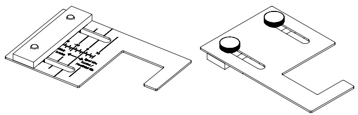 Positioning template for Lock plate Catapult +